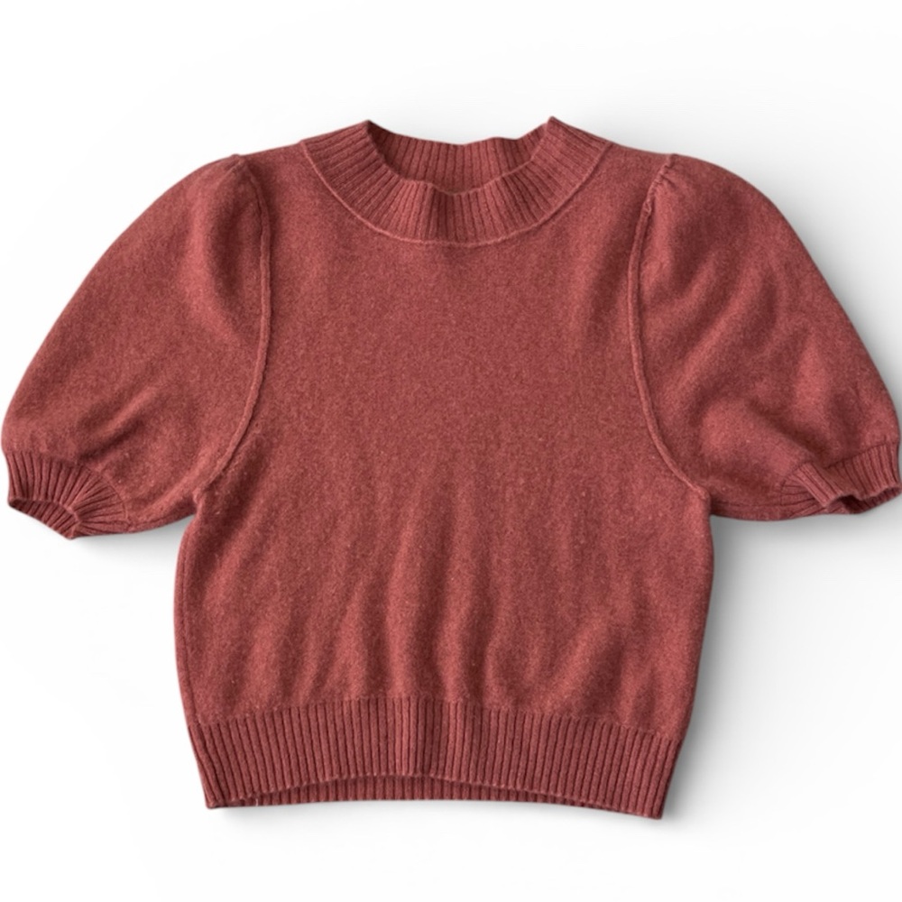 Free People Staycation Sweater Pullover Top‎ Shirt 100% Cashmere Pink Womens XS